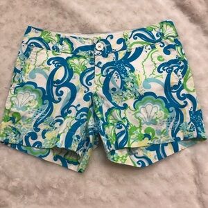 LILLY Pulitzer Callahan shorts sz 2